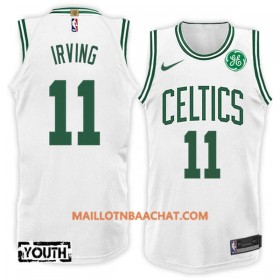 Maillot NBA Boston Celtics Kyrie Irving 11 Nike 2017-18 Blanc Swingman - Enfant
